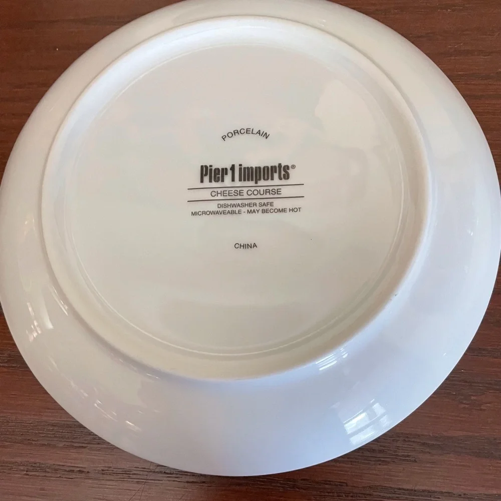 Set of 4 Pier 1 Imports Cheese Plates